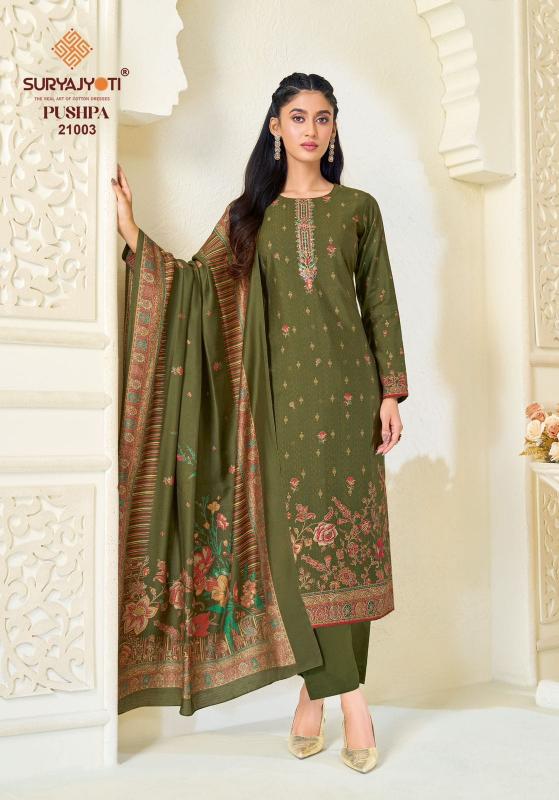 Suryajyoti pushpa vol 21 dress material wholesale price